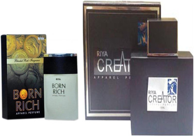 

Riya CREATOR PERFUME 100 ML + BORN RICH PERFUME 30 ML Eau de Parfum - 30 ml(For Men & Women)