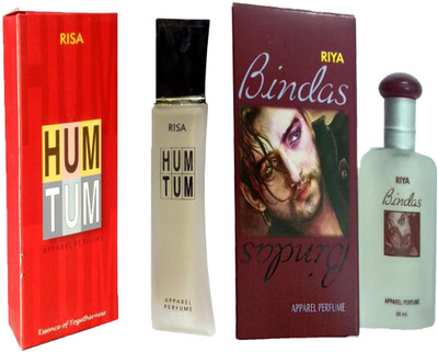

Riya BINDAS PERFUME 100 ML + HUM TUM PERFUME 30 ML Eau de Parfum - 30 ml(For Men & Women)