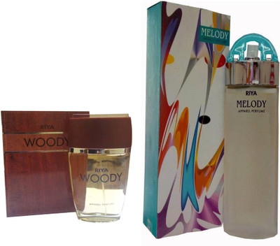 Riya MELODY PERFUME 100 ML + WOODY PERFUME 30 ML Eau de Parfum - 30 ml(For Men & Women)