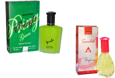 

Wellgoods Set of (2) Groomy Green ~ Sandel -130ml Eau de Parfum - 130 ml(For Men & Women)