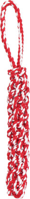 

Sri High Quality Durable Pet Teeth Cleaning Chewing Biting Knotted Rope Dog Toys -For Small to Medium Dogs Biting Chewers - 100% Natural & Safe Cotton-Medium (Red) Cotton Tug Toy For Dog & Cat