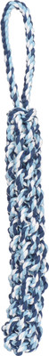 

Sri High Quality Durable Pet Teeth Cleaning Chewing Biting Knotted Rope Dog Toys -For Small to Medium Dogs Biting Chewers - 100% Natural & Safe Cotton-Medium (Blue) Cotton Tug Toy For Dog & Cat