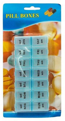 

Sukot 7 Day Pill Box(Blue)