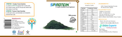 

spirotein SPP500 Plant-Based Protein(500 g, Original flavor)