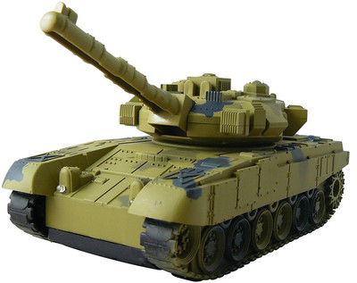 

4Desire Remote Control Army Tank with Light, Sound and 360 Degree Rotating turret(Green)