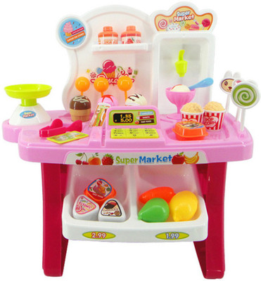 Kiditos Supermarket Play Set - 34 Pcs Set