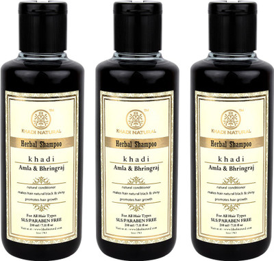 

Khadi Natural AMLA BHRINGRAJ HAIR CLEANSER SLS AND PARABEN FREE 630ML(630 ml)