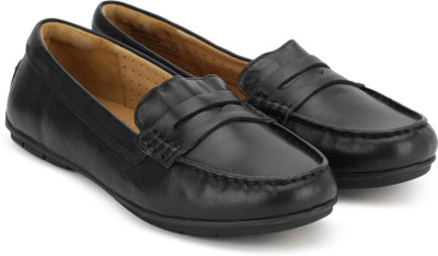 

Clarks Un Terra Black Leather Sneakers For Women(Black