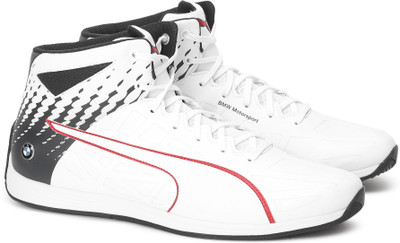 

Puma BMW MS evoSPEED Mid Sneakers For Men(White, White-team blue-high risk