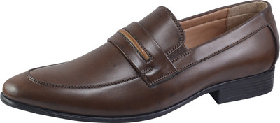 

Vonzo Vonzo Men's Business Slip-on Dress Shoes Semi-formal Oxford Slip On For Men(Brown
