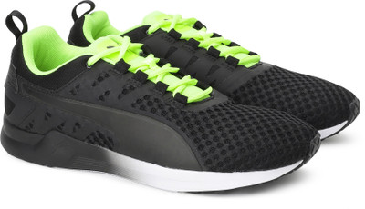 

Puma Pulse XT v2 Mesh Running Shoes For Men(Black, Black-safety yellow