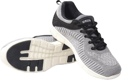 

Sagma Grey-Black color Breathable Running, Walking, Training & Gym Shoes for Men's ( Size) Running Shoes For Men(Grey