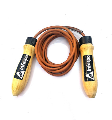 Infaspo Home Exercises And Gym Training Wooden Ball Bearing Skipping Rope(Multicolor, Pack of 1) available at flipkart for Rs.199