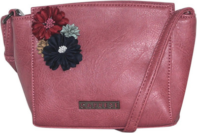 

Caprese Women Casual Pink PU Sling Bag