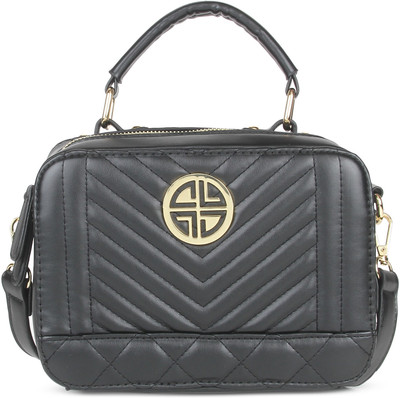 

Carlton London Women Casual Black PU Sling Bag
