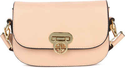 

Carlton London Women Casual Pink PU Sling Bag
