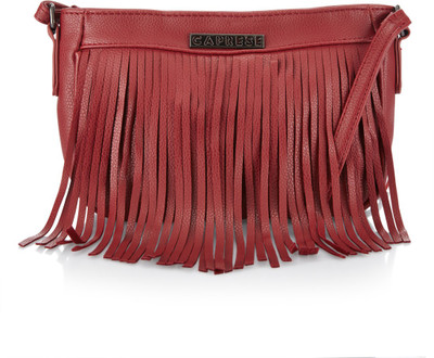 

Caprese Women Casual Brown PU Sling Bag