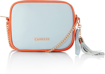 

Caprese Women Evening/Party White PU Sling Bag