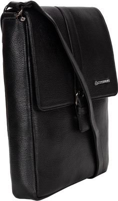 

Cosmus Men & Women Formal Black Genuine Leather Sling Bag