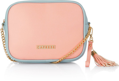 

Caprese Women Evening/Party Blue PU Sling Bag
