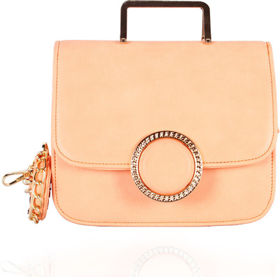 

Voaka Women Casual Orange PU Sling Bag