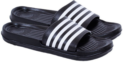 KAYSTAR Casual Black & White Men Slip On Flip-flops Sandals Flip Flops