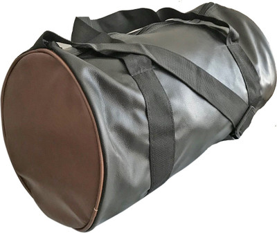 

Hipkoo TRIP LEATHER (BLACK & BROWN) Small Travel Bag - M(Black)