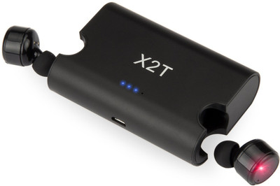 

Life Like X2T Wireless Earbuds Dual V4.2 Bluetooth Headphones with Built-in Mic and Charging Case Smart Headphones(Wireless), Black