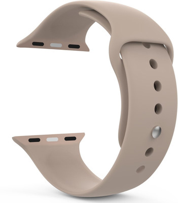 

House of Quirk iwatch Band 42mm Silicone Strap (WATCH NOT INCLUDED) - Walnut Smart Watch Strap(Brown), Wallnut