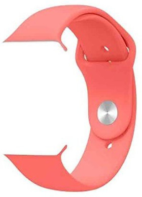 

House of Quirk iWatch Band 42mm Silicone Strap (WATCH NOT INCLUDED) - Peach Smart Watch Strap(Pink)