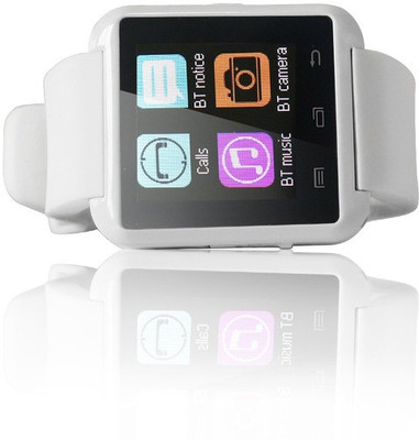 

MOBILE FIT U8.WHITE.AM49 WHITE Smartwatch(White Strap FREE SIZE)