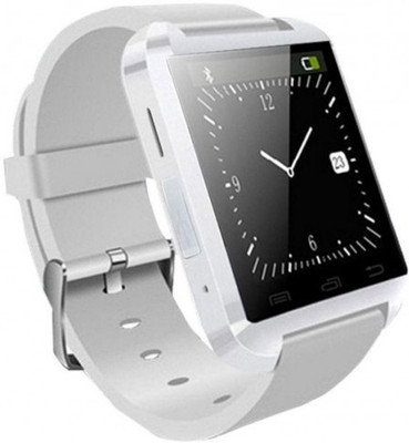 SEGGO White U8 Bluetooth White Smartwatch(White Strap Medium)