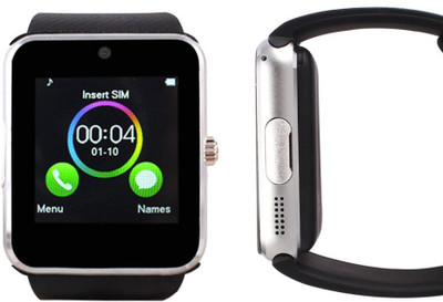 

Wonder World Advance-Hybrid Bluetooth phone Silver Smartwatch(Black Strap Free Size)