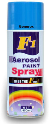 

Generox Multi Purpose Aerosl Spray Paint Sky Blue Blue Spray Paint 450 ml(Pack of 1)