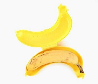 Bruzone Portable Single Banana Carry Case A12(Yellow)