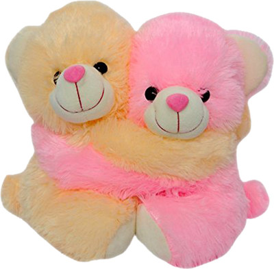 

ME&YOU Romantic Couple Teddy Gifts for Husband Wife Boyfriend Girlfriend On Birthday, Anniversary Gifts, Valentine's Day Gifts - 12 inch(Pink, Yellow)