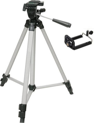 

OLECTRA Premium Series Aluminium 3110 Tripod for mobile and camera Tripod(Black, Supports Up to 1000 g)