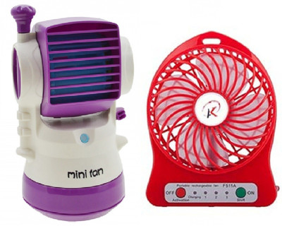 

Elegant Shopping Air Conditioner Rechargeble Fan & Desktop Humidifier Fan Portable Cooling, Purple, White & Red USB Fan, USB Humidifier(Purple, White, Red)