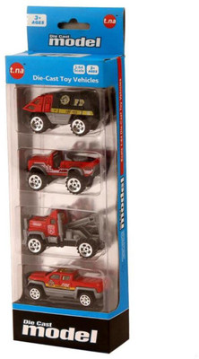 

Tokenz Set of 4 Emergency Vehicles(Multicolor)