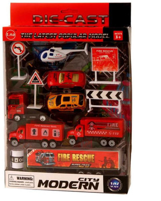 Tokenz Mini Fire Rescue Set(Multicolor)