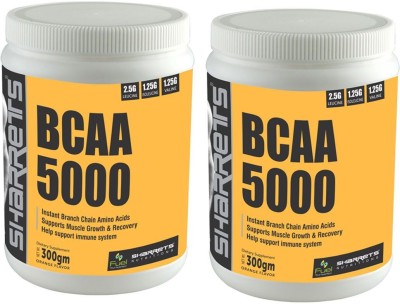 

SHARRETS NUTRITIONS BCAA-5000 [Instantized Branched chain essential amino acids (2:1:1) powered with 1000mg. of Vitamin C] Pre & Post workouts supplement.(300 g)