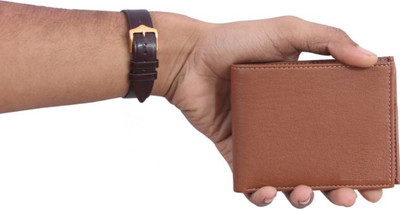 

SHAR Men Tan Artificial Leather Wallet(9 Card Slots)