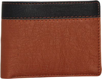 

Wildmount Men Black, Tan Artificial Leather Wallet(6 Card Slots)