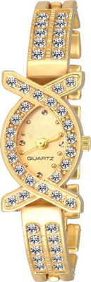 Musket Bracelet Golden Dial Watch - For Women