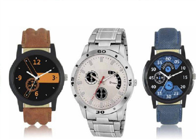 

PMAX PM- 426,LEATHER BROWN AND BLUE NEW STYLISH FOR Watch - For Men