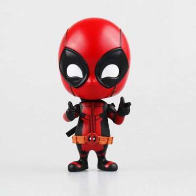 

ZenShanti Deadpool Bobble Head Gesturing Version Action Figure with Gift Box(Red)