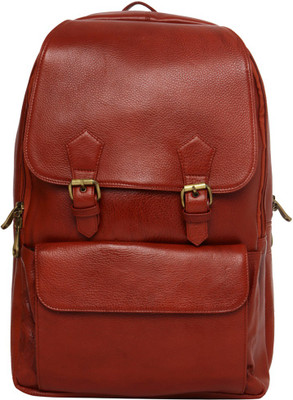 

Leatherworld Backpack 15 L Backpack(Tan)