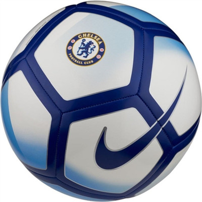 

Nike CFC Chelsea Pitch Football - Size: (Pack of 1, White, Blue, White;blue;rush blue