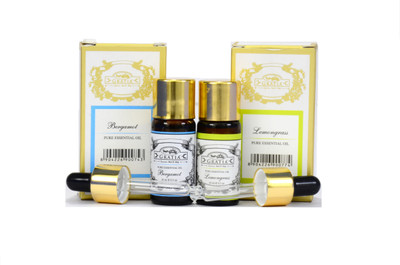 GRATIA Combo Of Bergamote & Lemongrass Essential Oil(10 ml)