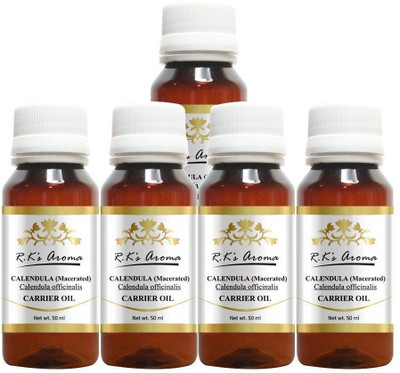 

Rks Aroma Calendula, Cold Pressed Carrier Oil - 100% Pure & Natural (Pack of 5)(250 ml)